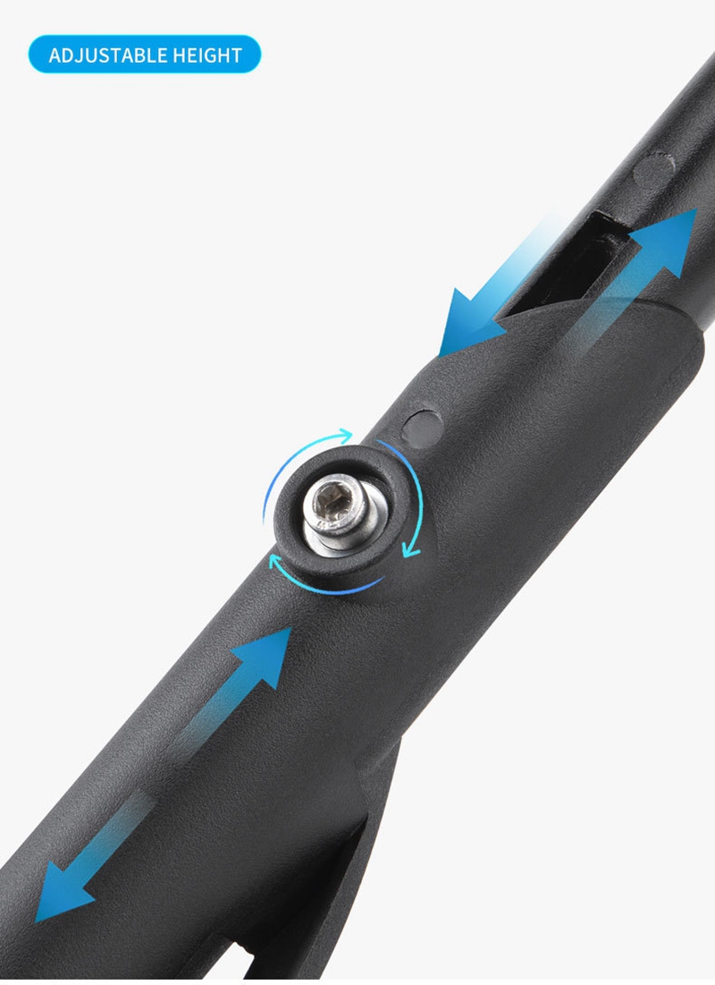 Adjustable Mountain Bike Kickstand with Parking Rack Support