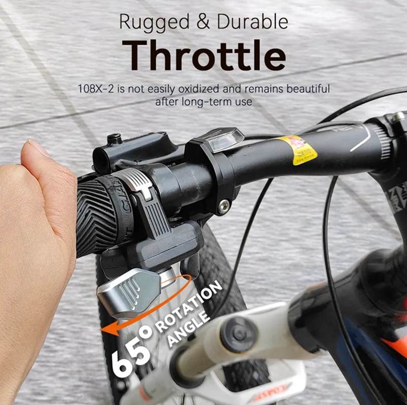 108-2 E Bike Thumb Throttle with 3 Pin SM and WP Plug Electric Bicycle Conversion Parts