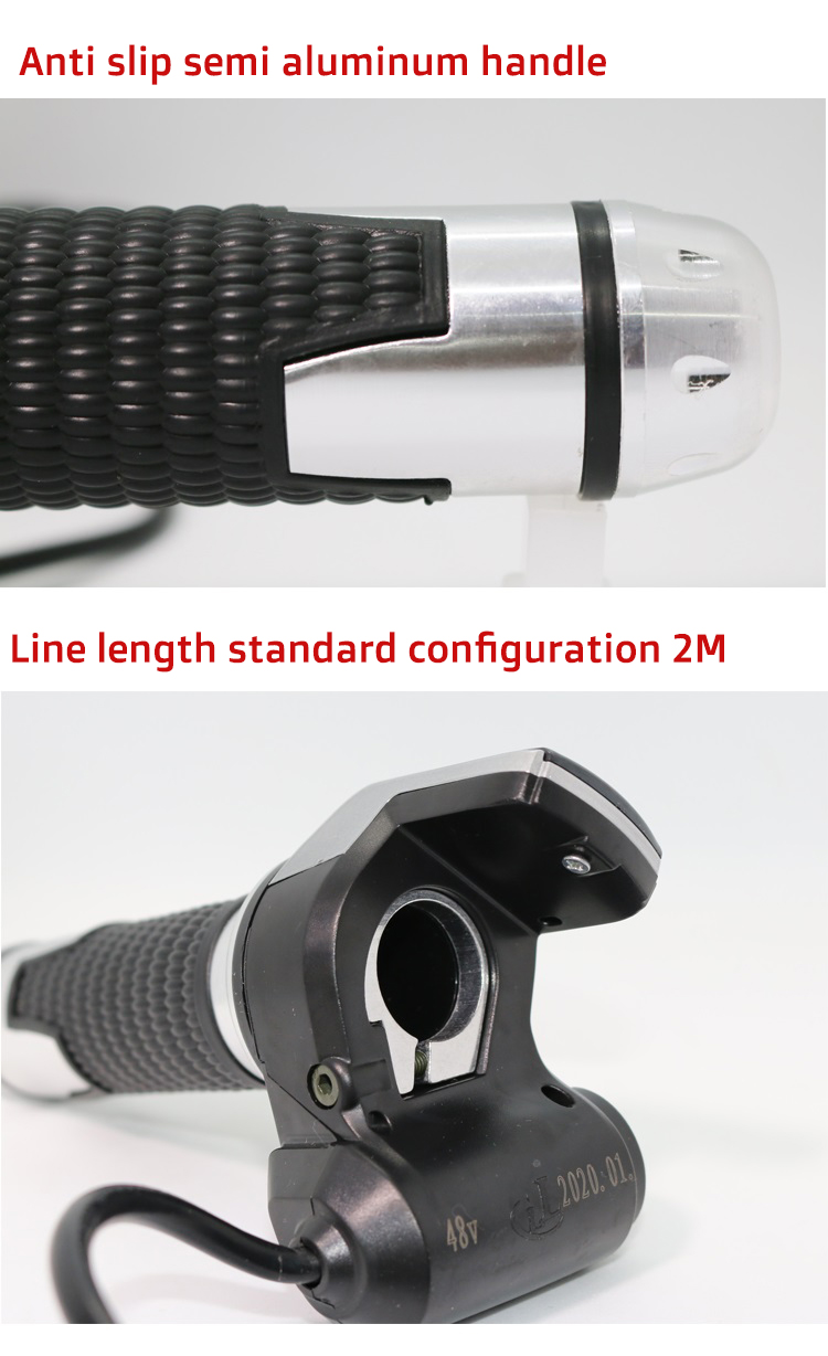 Ebike Throttle 36V 48V 60V Scooter Throttle Grip